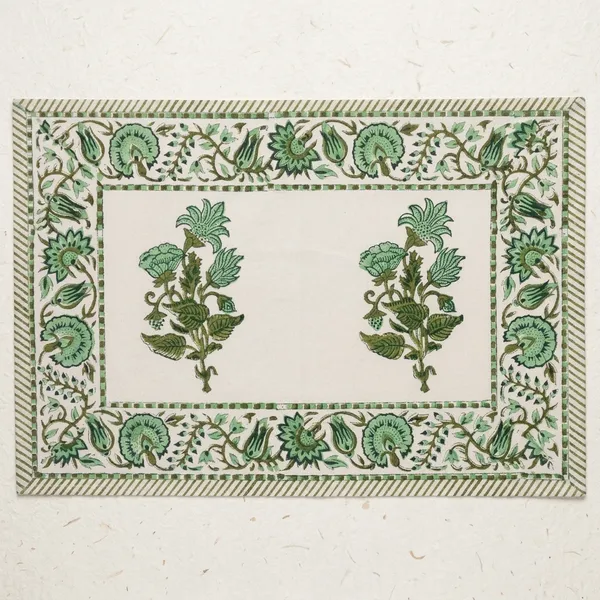 Green_Premium_Cotton_Table_Mat