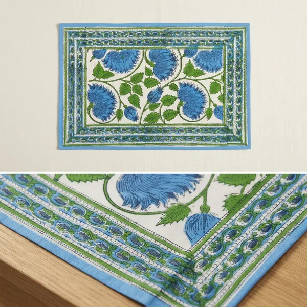 Blue_Premium_Cotton_Table_Mat