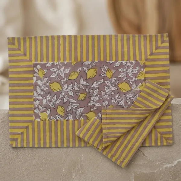 Yellow_And_Brown_Premium_Cotton_Table_Mat