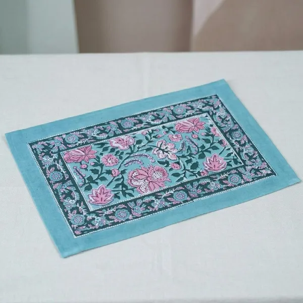 Turquoise_And_Blue_Premium_Cotton_Table_Mat