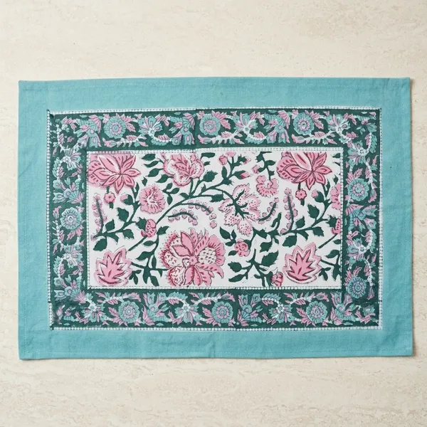Turquoise_Premium_Cotton_Table_Mat