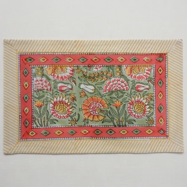 Yellow_Premium_Cotton_Table_Mat