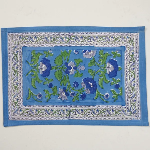 Blue_Premium_Cotton_Table_Mat