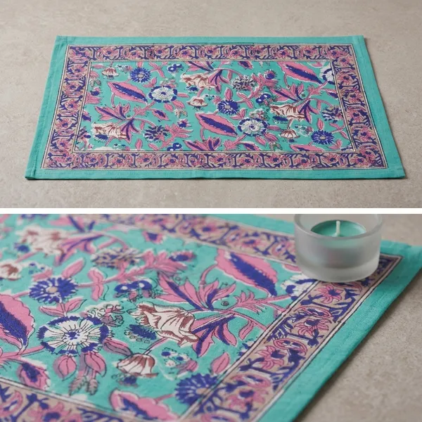 Green_Premium_Cotton_Table_Mat