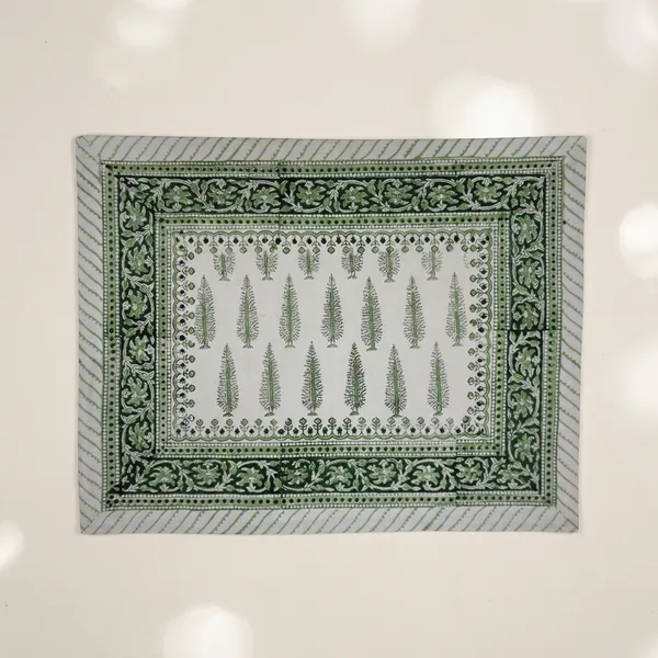 Green_Premium_Cotton_Table_Mat