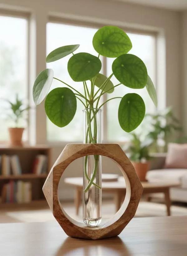 Mango_Wood_Diamond_Shape_Test_Tube_Planter