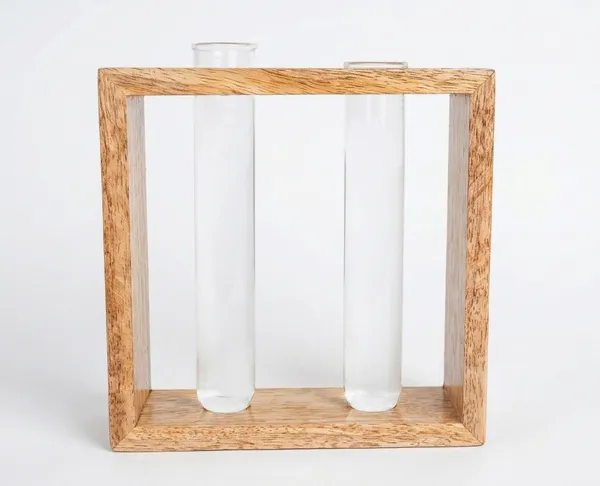 Mango_Wood_Dual_Test_Tube_Planter
