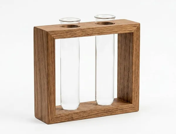 Mango_Wood_Dual_Test_Tube_Planter
