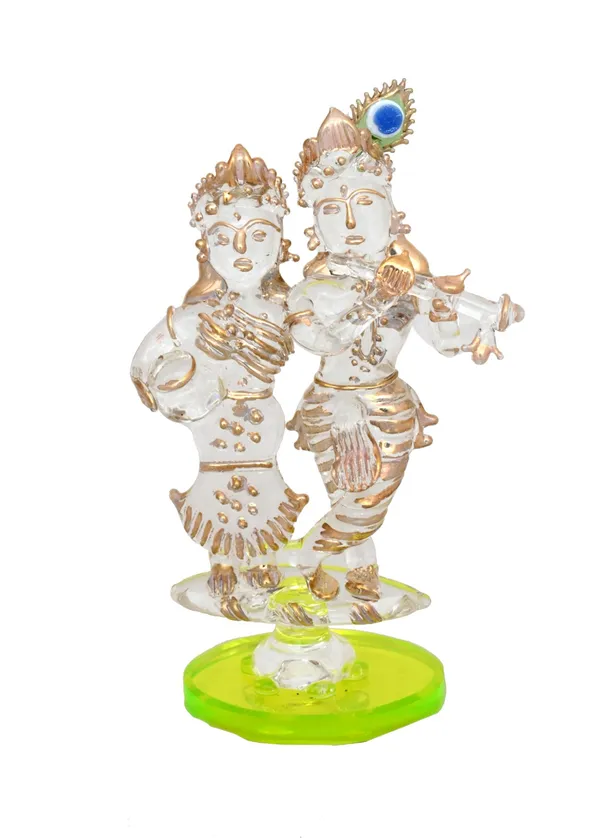 Glass_Radha_Krishna_White_Showpiece