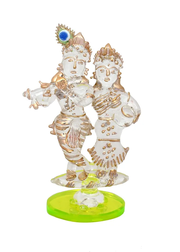 Glass_Radha_Krishna_White_Showpiece