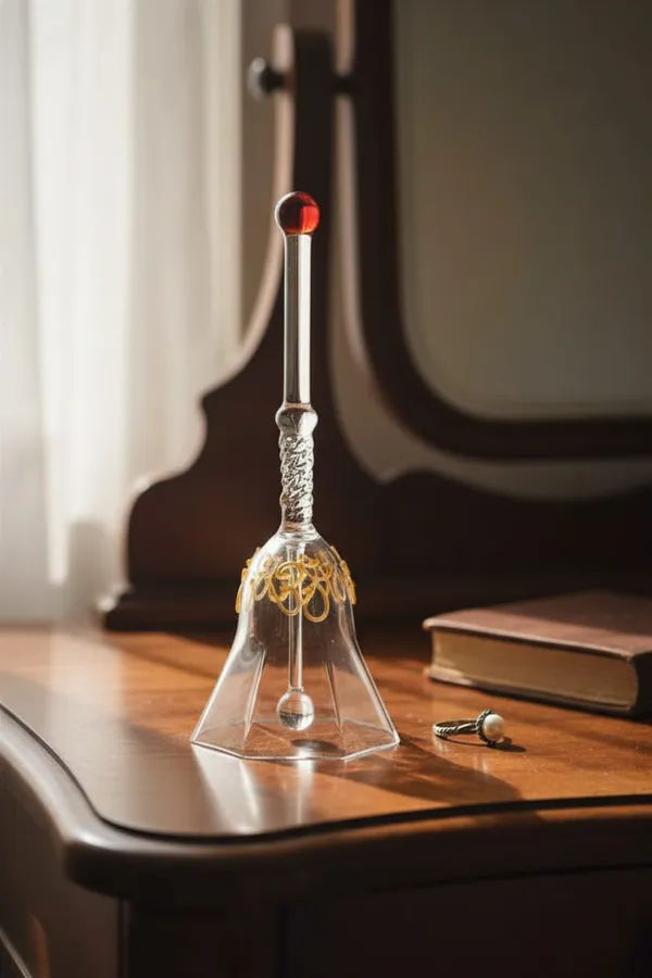 Glass_White_Decorative_Bell