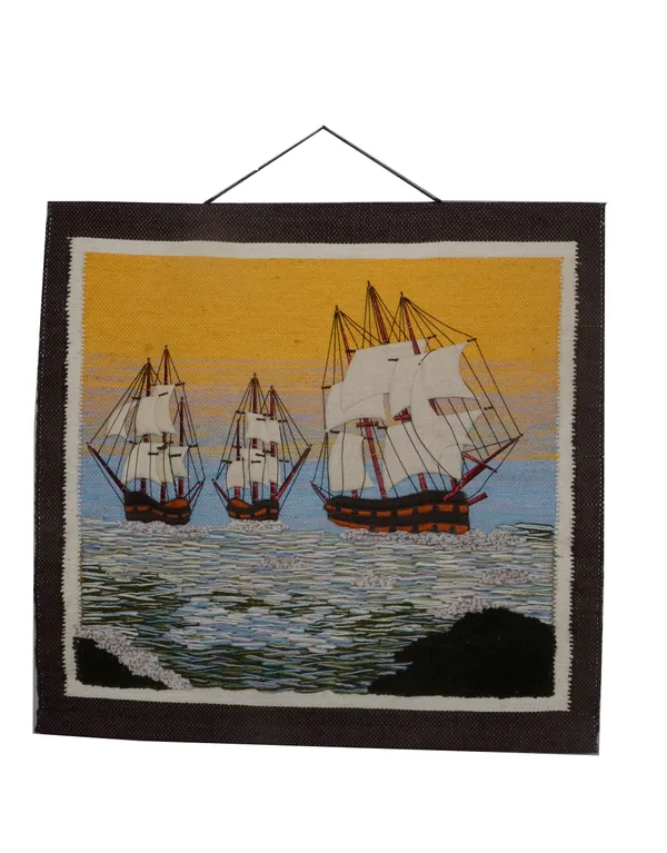 Jute_Wall_Hanging_Ships