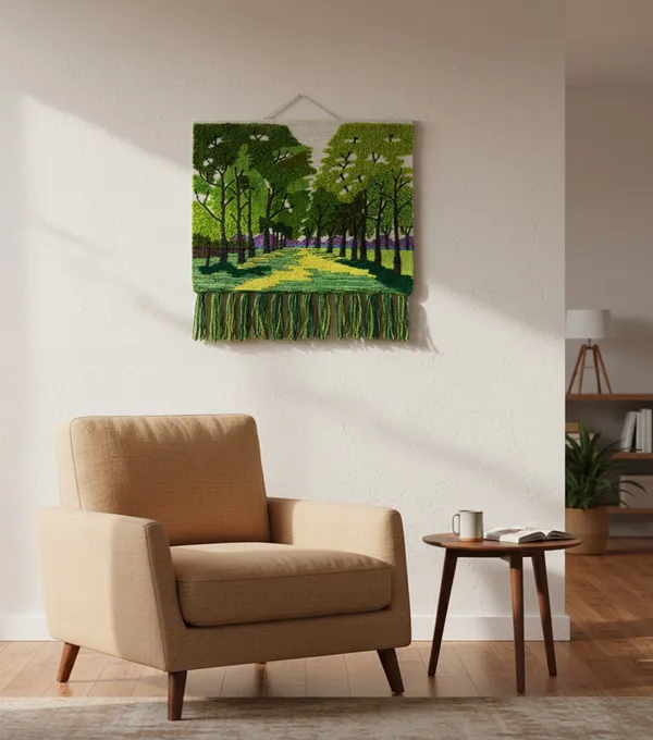Jute_Wall_Hanging_Green_Trees