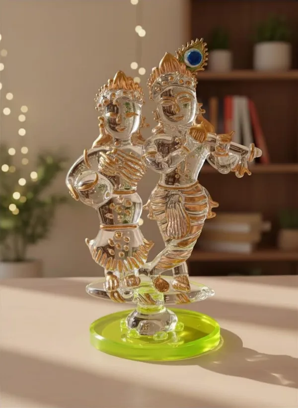 Glass_Radha_Krishna_White_Showpiece