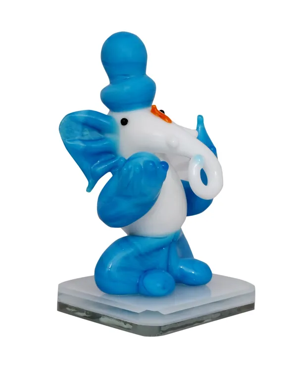 Glass_Ganesha_Blue_Showpiece