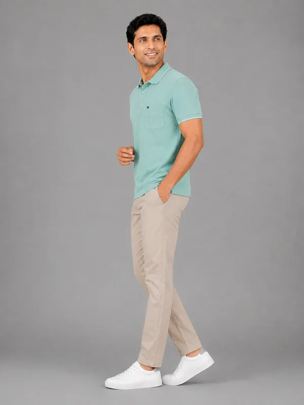 Light_Green_Cotton_Jacquard_Tipped_Polo_T-Shirt_For_Men