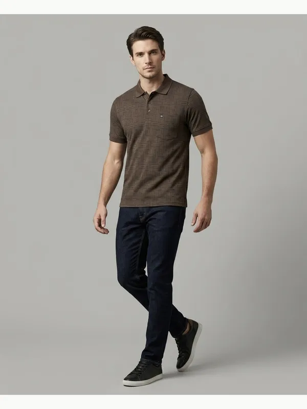 Charcoal_Sketch_Weave_Textured_Polo_T-Shirt_For_Men