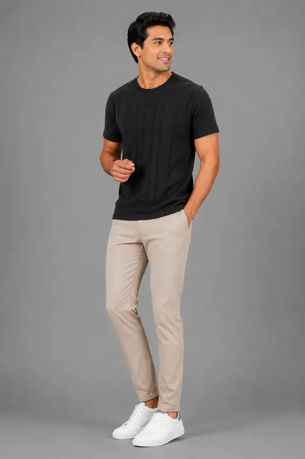 Black_Snake_Xenzia_Ribbed_Knit_Crew_Neck_T-Shirt_For_Men
