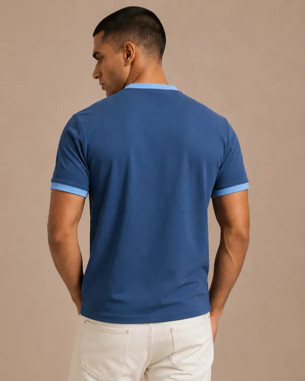 Slate_Blue_Contrast_Panel_Henley__T-Shirt_with_Zip_For_Men