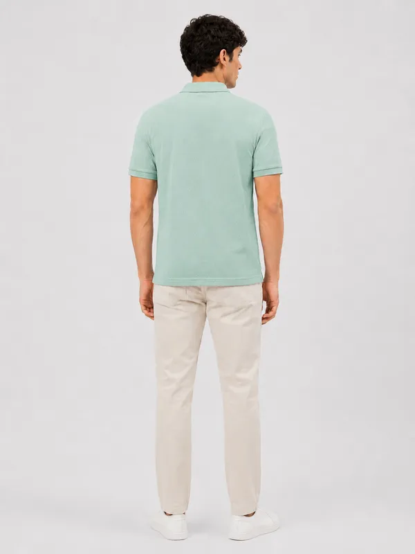Sea_Green_Diamond_Jacquard_Polo_T-Shirt