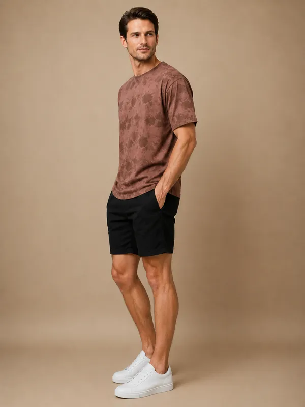 Brown_Tie-Dye_Oversized_T-Shirt_For_Men