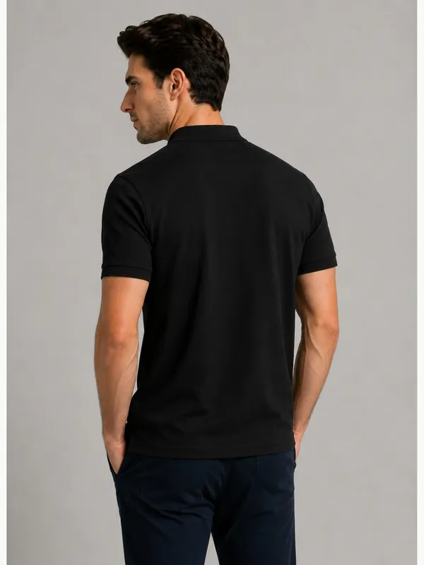 Jet_Black_Classic_Henley_Collar_T-Shirt_For_Men