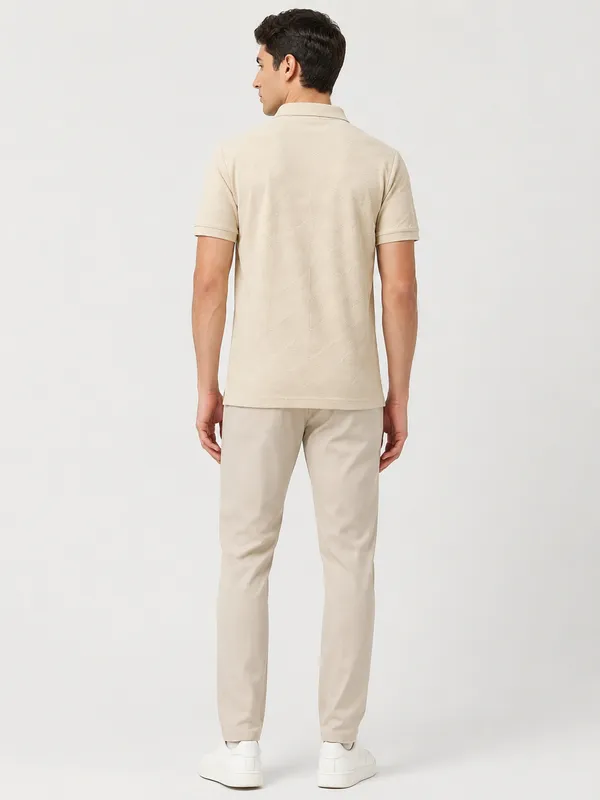 Beige_Diamond_Jacquard_Polo_T-Shirt