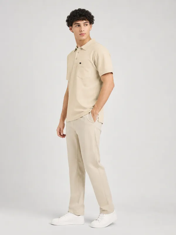 Beige_Diamond_Jacquard_Polo_T-Shirt