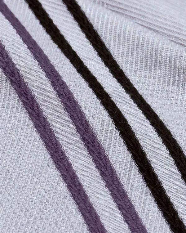 Pink_Edge_Line_Weave_Striped_Polo_T-Shirt_For_Men