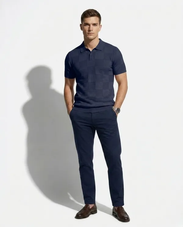 Midnight_Blue_Checks_Textured_Knitted_Polo