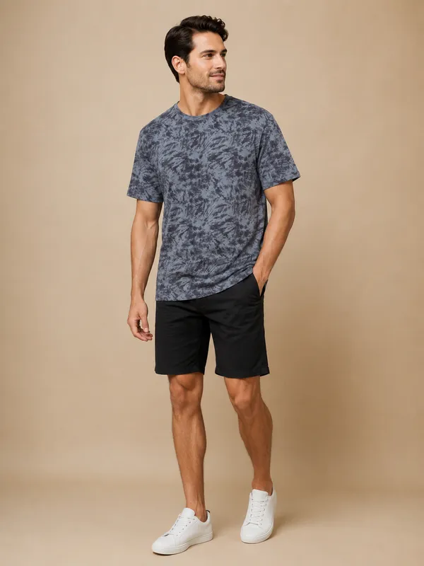 Space_Blue_Tie-Dye_Oversized_T-Shirt_For_Men