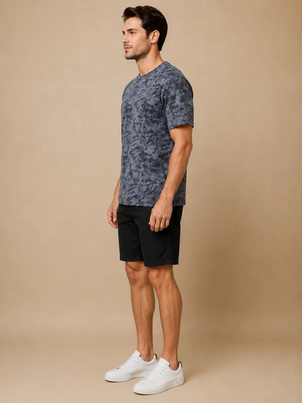Space_Blue_Tie-Dye_Oversized_T-Shirt_For_Men