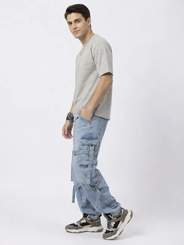 Grey_Marble_Vein_Oversized_Round_Neck_T-Shirt_For_Men