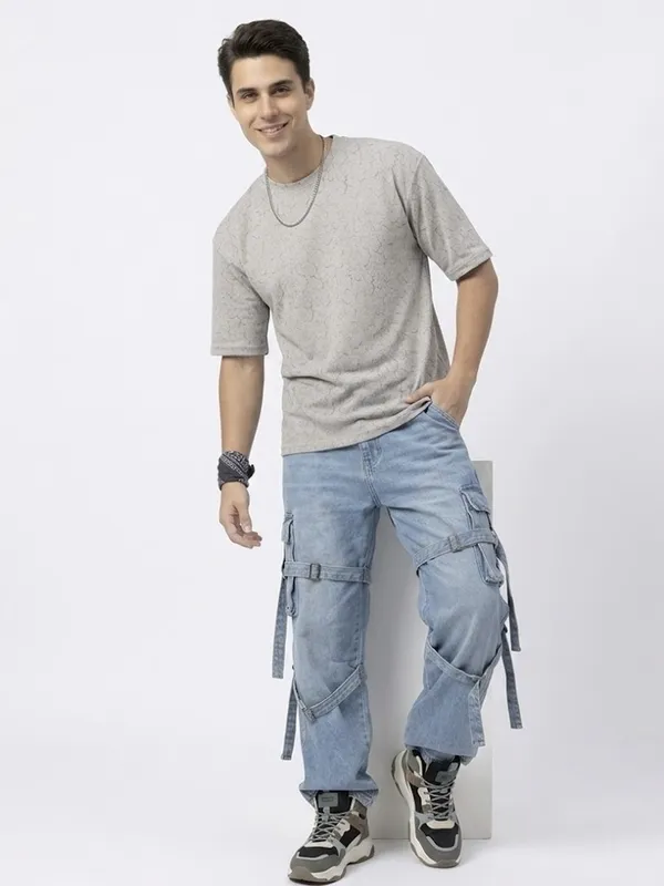 Grey_Marble_Vein_Oversized_Round_Neck_T-Shirt_For_Men