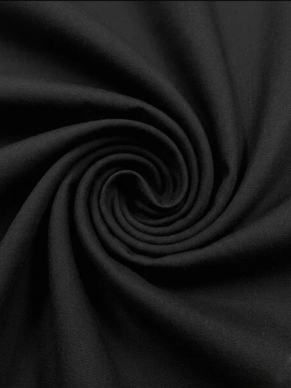 Black_Cotton_Tipped_Polo_Shirt_With_Zip_T-Shirt_For_Men