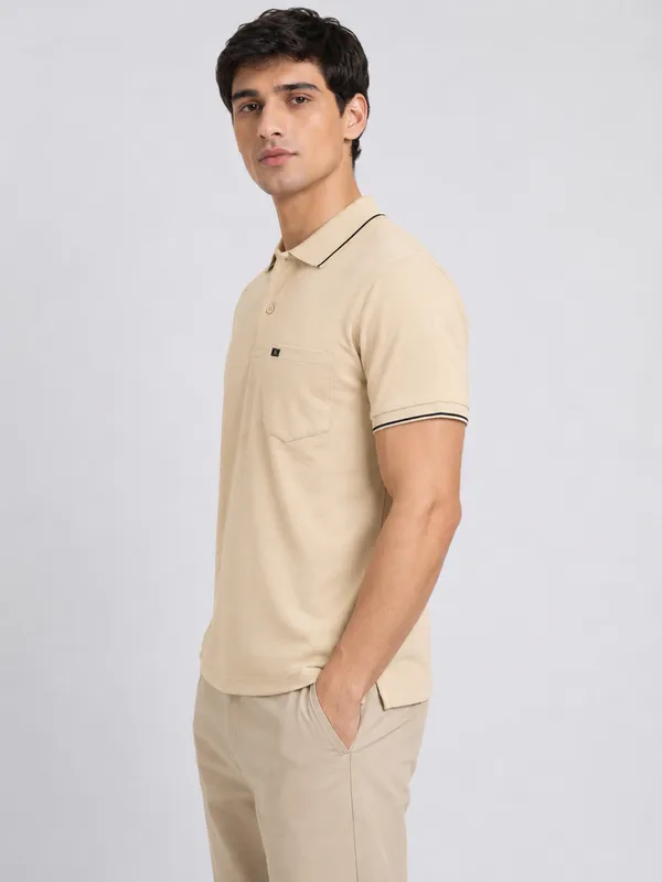 Beige_Roman_Knit_Tipped_Polo_T-Shirt