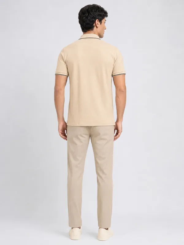 Beige_Roman_Knit_Tipped_Polo_T-Shirt