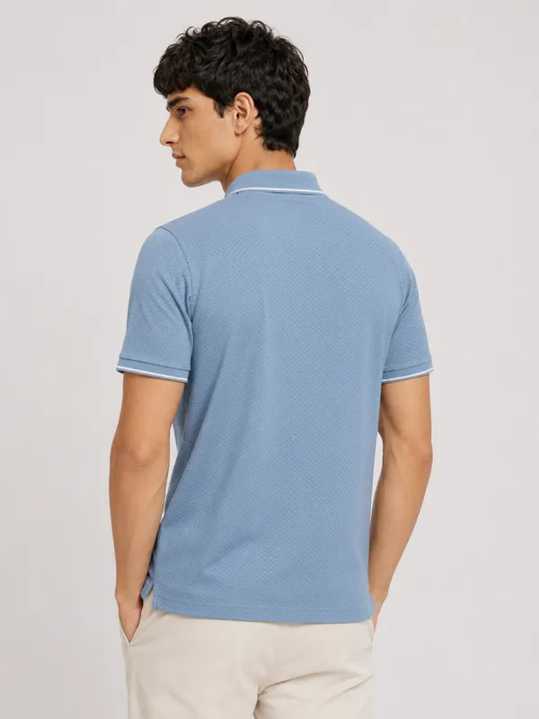 Blue_Roman_Knit_Tipped_Polo_T-Shirt