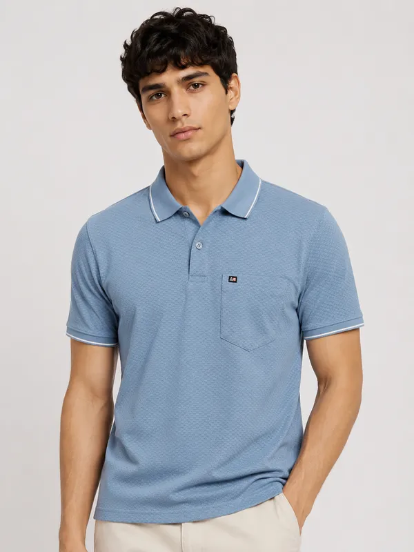 Blue_Roman_Knit_Tipped_Polo_T-Shirt