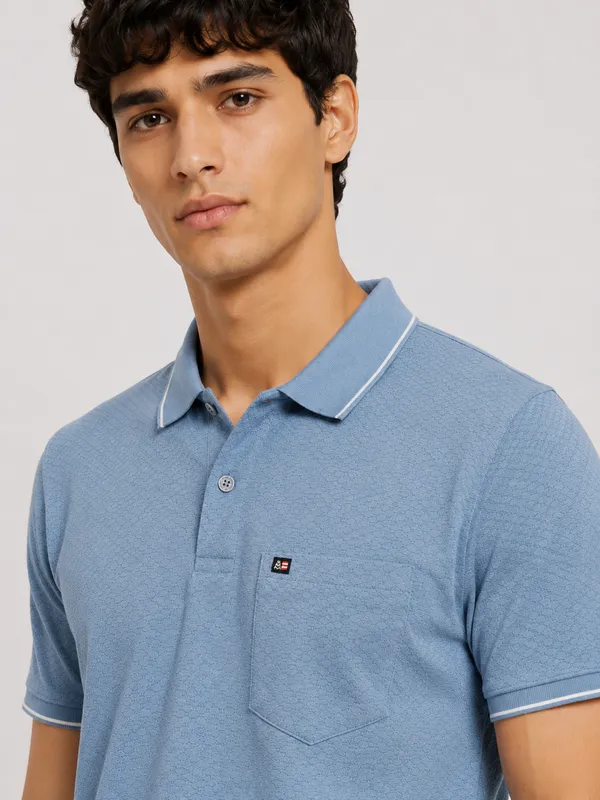 Blue_Roman_Knit_Tipped_Polo_T-Shirt
