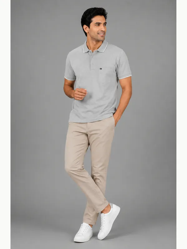Light_Grey_Cotton_Jacquard_Tipped_Polo_T-Shirt_For_Men