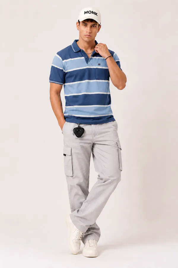 Blue_Multi_Striped_Polo_T-Shirt_For_Men
