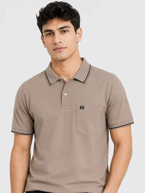 Brown_Roman_Knit_Tipped_Polo_T-Shirt