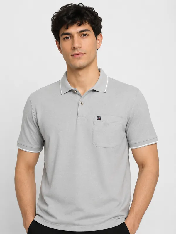 Grey_Roman_Knit_Tipped_Polo_T-Shirt