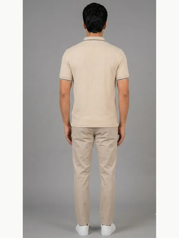 Yellow_Cotton_Jacquard_Tipped_Polo_T-Shirt_For_Men