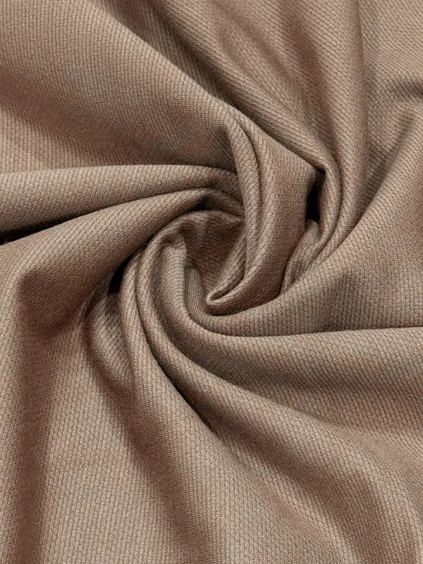 Ash_Brown_Contrast_Panel_Henley_With_Zip_T-Shirt_For_Men