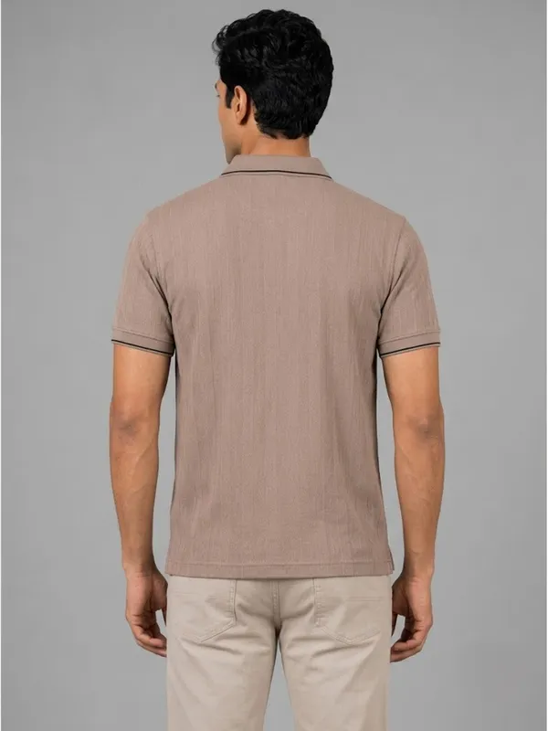 Ash_Brown_Cotton_Jacquard_Tipped_Polo_T-Shirt_For_Men
