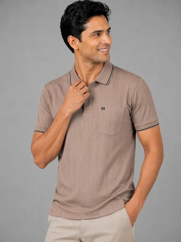 Ash_Brown_Cotton_Jacquard_Tipped_Polo_T-Shirt_For_Men