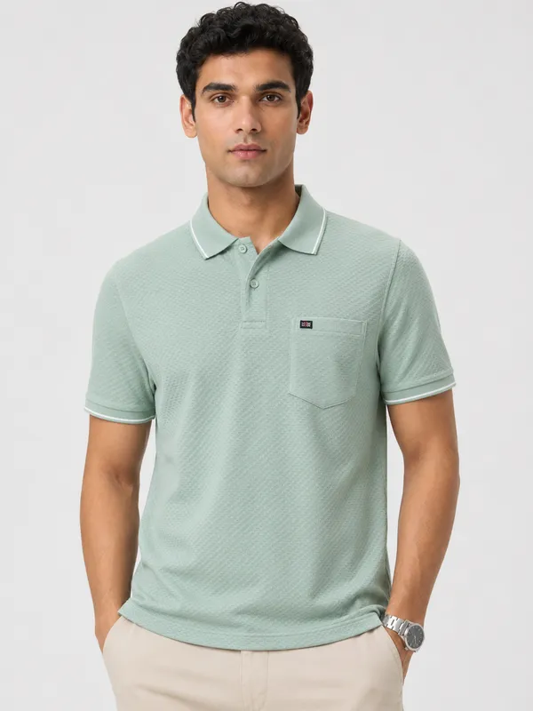 Sea_Green_Roman_Knit_Tipped_Polo_T-Shirt
