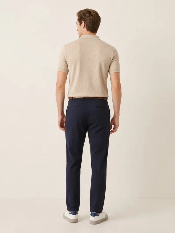 Beige_Cheetah_Knit_Polo_With_Zip_T-Shirt_For_Men